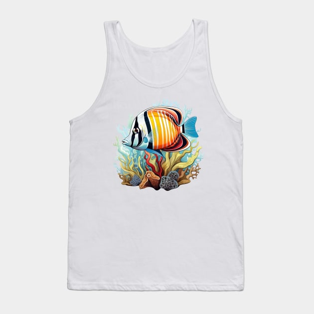 Butterflyfish Tank Top by zooleisurelife